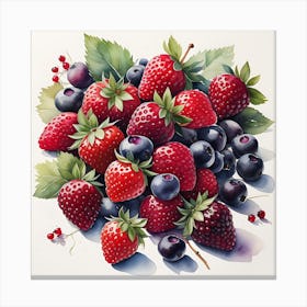 Berries Canvas Print