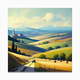 Tuscan Countryside 4 Canvas Print