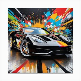 Sports Car 3 Canvas Print