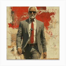 Man In Suit 1 Canvas Print