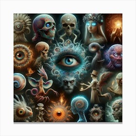 Psychedelic Art 9 Canvas Print