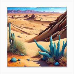 Desert Landscape 23 Canvas Print