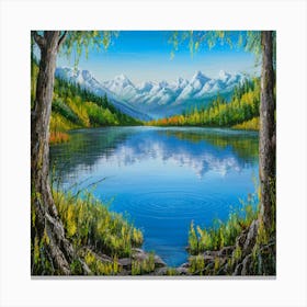 Mountain Lake 34 Canvas Print