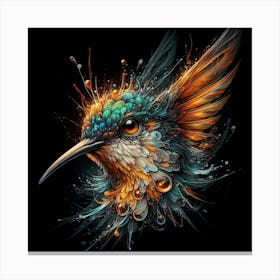 gloomy bird 1 Canvas Print