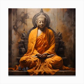 Meditation Series 02 By Csaba Fikker For Ai Art Depot 11 Canvas Print