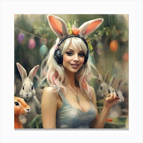 Easter Bunny 22 Canvas Print