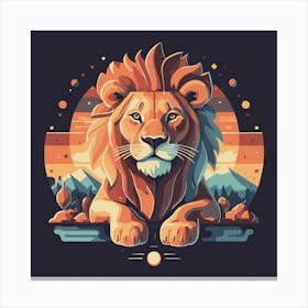Wholesome LION Canvas Print