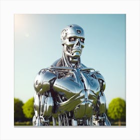 Robot Stock Videos & Royalty-Free Footage 1 Canvas Print