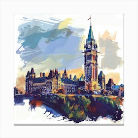 Ottawa Cityscape Canvas Print