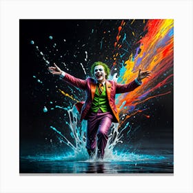 Joker Canvas Print