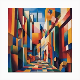 City Street Canvas Print