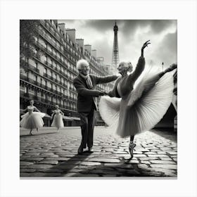 Ballet Dancers In Paris Canvas Print