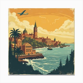 Vintage Travel Poster Canvas Print