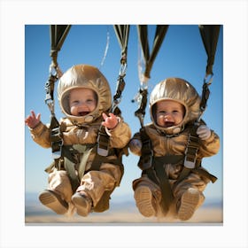 Hanging Around Canvas Print