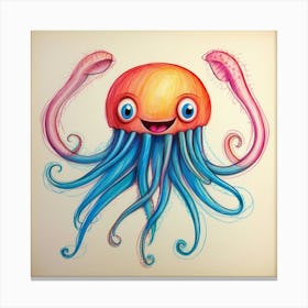 Octopus 105 Canvas Print