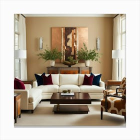 Living Room 3 Canvas Print