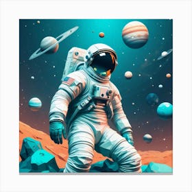 Hello Major Tom Canvas Print