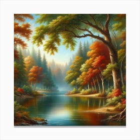 Autumn Forest 19 Canvas Print