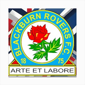 Blackburn Rovers F.C Logo Wall Art 17 Canvas Print