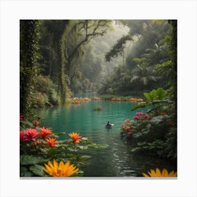 Lily Pond Canvas Print