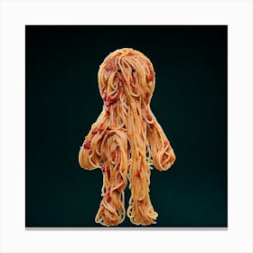 Spaghetti Man Canvas Print