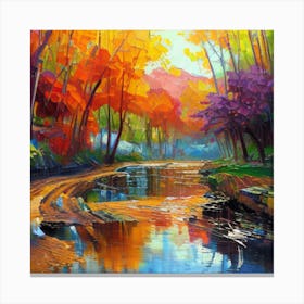 Autumn In The Forest 1 Canvas Print