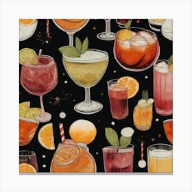 Default Drinks In Connection With Certain Events And Holidays 3 Canvas Print