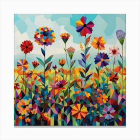 Colorful Flowers Canvas Print