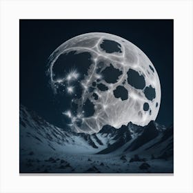 Full Moon In The Sky Canvas Print