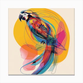 Colorful Parrot Canvas Print