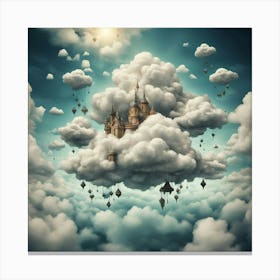 Castle In The Clouds 29 Canvas Print