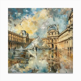 Paris Louvre 5 Canvas Print