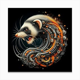 Ferret 3 Canvas Print