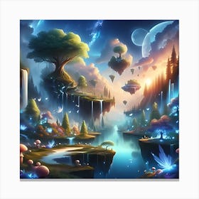 Fantasy Landscape Canvas Print