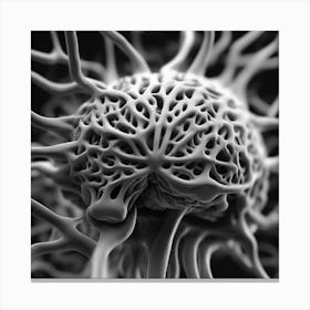 Close Up Of A Brain 2 Canvas Print