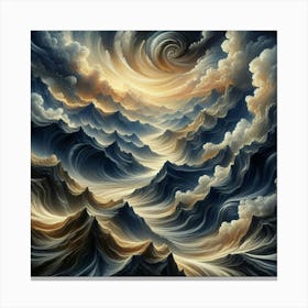 'Clouds' Canvas Print