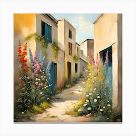 Derelict Alleyway Canvas Print