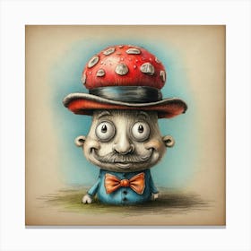 Mushroom Man 1 Canvas Print