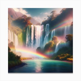 Mythical Waterfall 6 Canvas Print