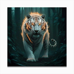 White Tiger 1 Canvas Print