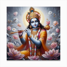 Lord Krishna Canvas Print