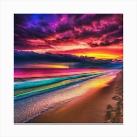 Colorful Sunset Canvas Print