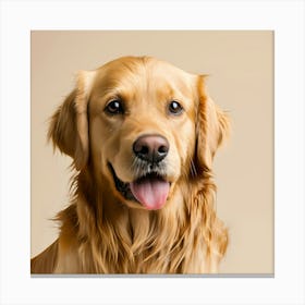 Golden Retriever Portrait 1 Canvas Print