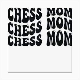 Womens Chess Mom Canvas Print