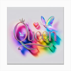 Rainbow Queen Canvas Print