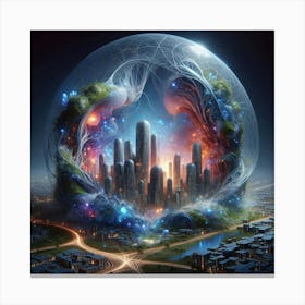 Cityscape 1 Canvas Print