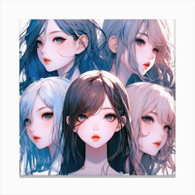 Anime Girl (11) Canvas Print