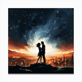 City Of Love Canvas Print