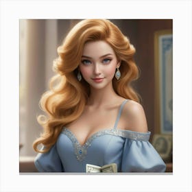 Cinderella 63 Canvas Print