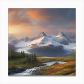 Mountain Landscape 4 Canvas Print